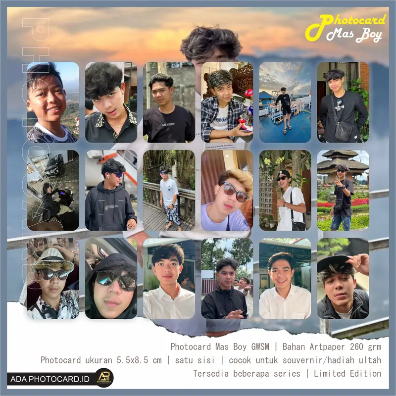 Photocard Mas Boy GWSM isi 100 Pcs Fanmade | Bonus Ganci, Rare Card, 2 PC random, Stiker dan Iner Sleeve | Bisa COD, Langsung kirim 3