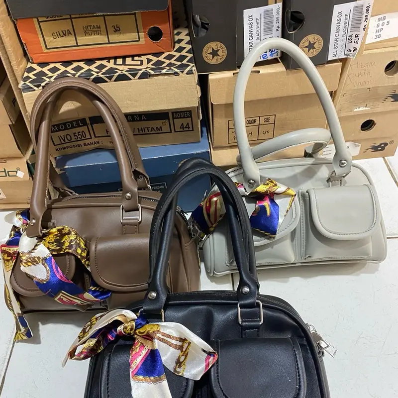 Tas wanita hand bag/tas selempang/tas fashion wanita ada double tali 2