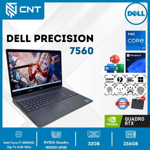 Jual Dell Precision 7560 Core i7-11th RTX A2000 (32/1 TB) Laptop