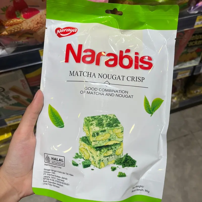 NARABIS NOUGAT CRISP UKURAN 90GR Camilan Cookies Marshmallow 2