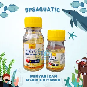 MINYAK IKAN FISH OIL VITAMIN OMEGA BULU KESEHATAN KUCING ANJING HAMSTER PREMIUM QUALITY