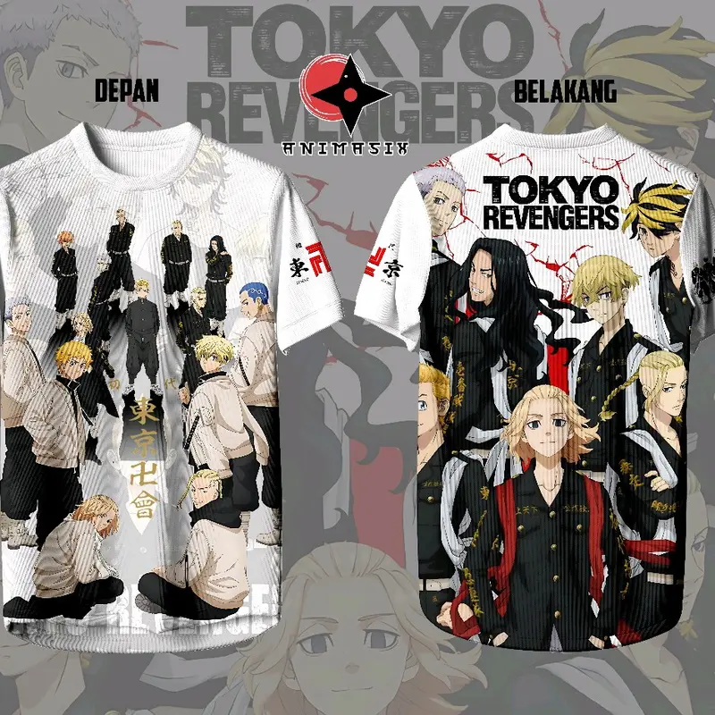 ANIMASIX - KAOS ANIME PART 2 S-XXXL CEWEK COWOK JAPAN UNISEX TSHIRT FULL PRINT 7