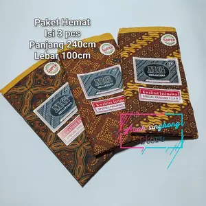 Paket Hemat Isi 3 pcs kain panjang Megantara P 240cm L 100cm kain persalinan nujuh bulanan
