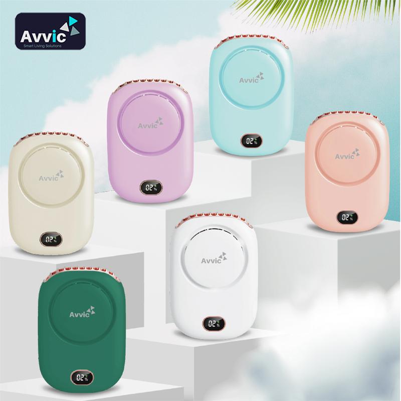 Product Introduction of Avvic Kipas Angin Mini Portable AVVIC DQ203 ICE BLUE dengan Baterai Rechargeable dan Display Digital 29