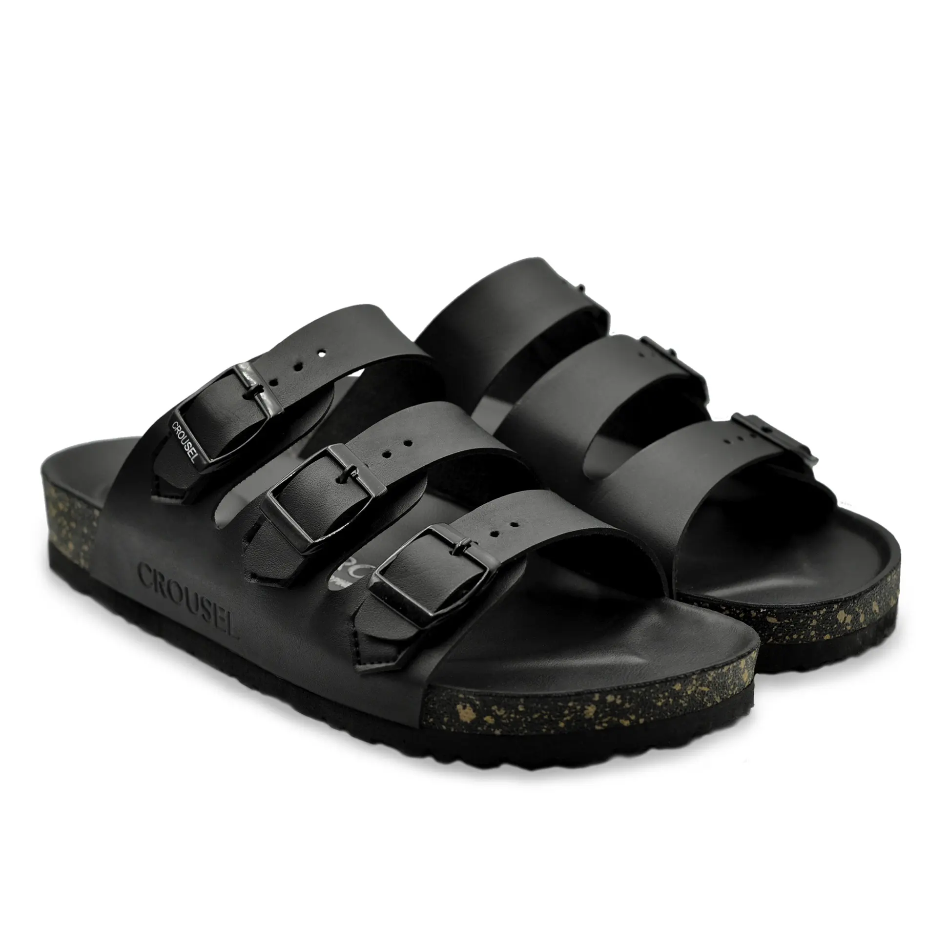 Crousel Sandal slide \ Unisex - Merlin Full Black