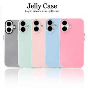 2026 NEW! Dopamine Colors Case For iPhone 17 16 11 15 14 13 12 Pro Max Plus Liquid Silicone Solid Color Liquid Silicone Anti-Yellowing Protective Casing