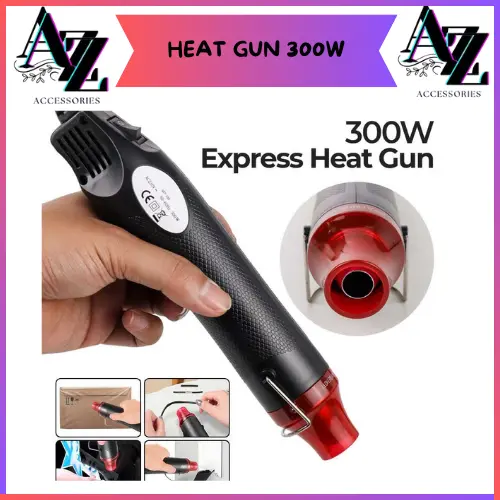 Taffware QST-220 Express Heat Gun Hot Air Vinyl 220V 300W Alat Pemanas Stiker Blower Uap Panas Solder Uap blower service hp
