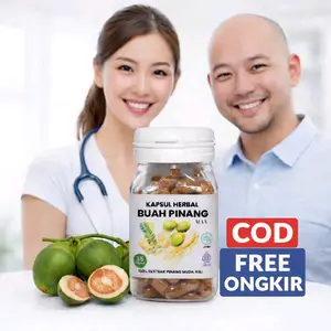 Kapsul Herbal Buah Pinang M-ax 50 Kapsul 100% Ekstrak Pinang Muda Asli COD Free Ongkir