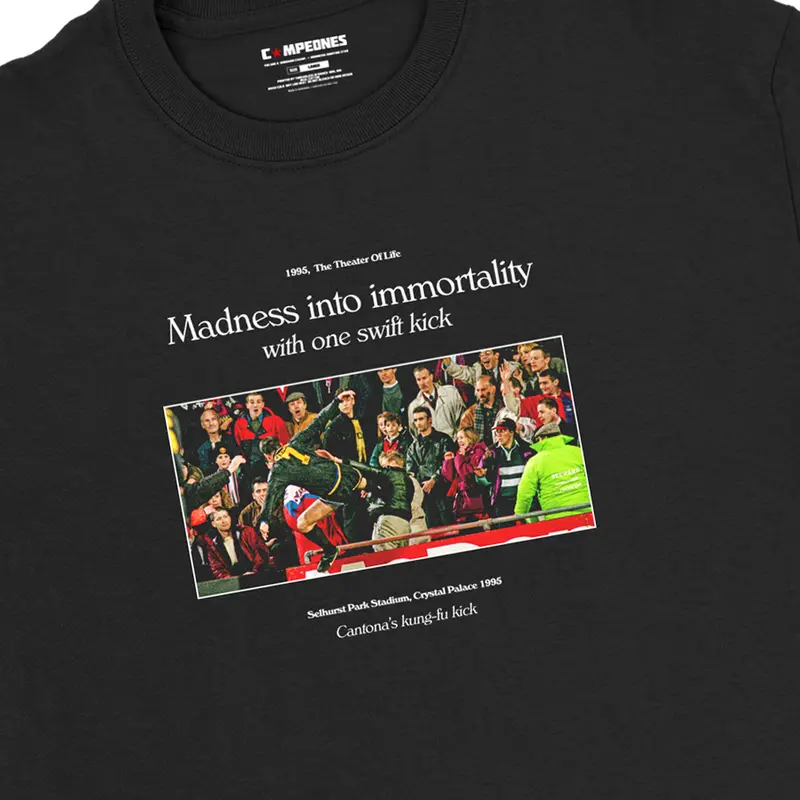 Campeones - Tshirt - Football Eric Cantona Kung-fu Kick Series Kaos Sablon 4