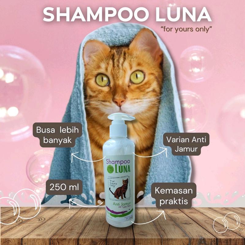 Shampoo Luna . Shampoo yang di formulasikan khusus untuk Anabul kesayangan Anda 1