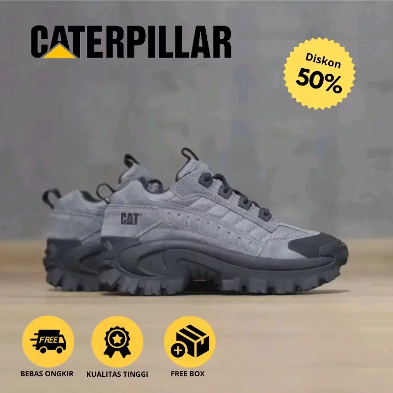 sepatu safty canterpilar tinggi smatakaki webbing atletis Titanium Waterproof sintetis fleksibel ringan liburan Safety Shoes safety  boots sepatu  pdl  kulit  jeruk