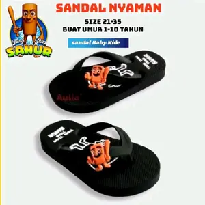 Adiva Shoes Sandal Jepit Anak Tung Tung Sahur Embos Sendal Anak Laki-laki Viral Terbaru Terlaris Fashion Anak Size 21-35 Umur 1-10 Tahun
