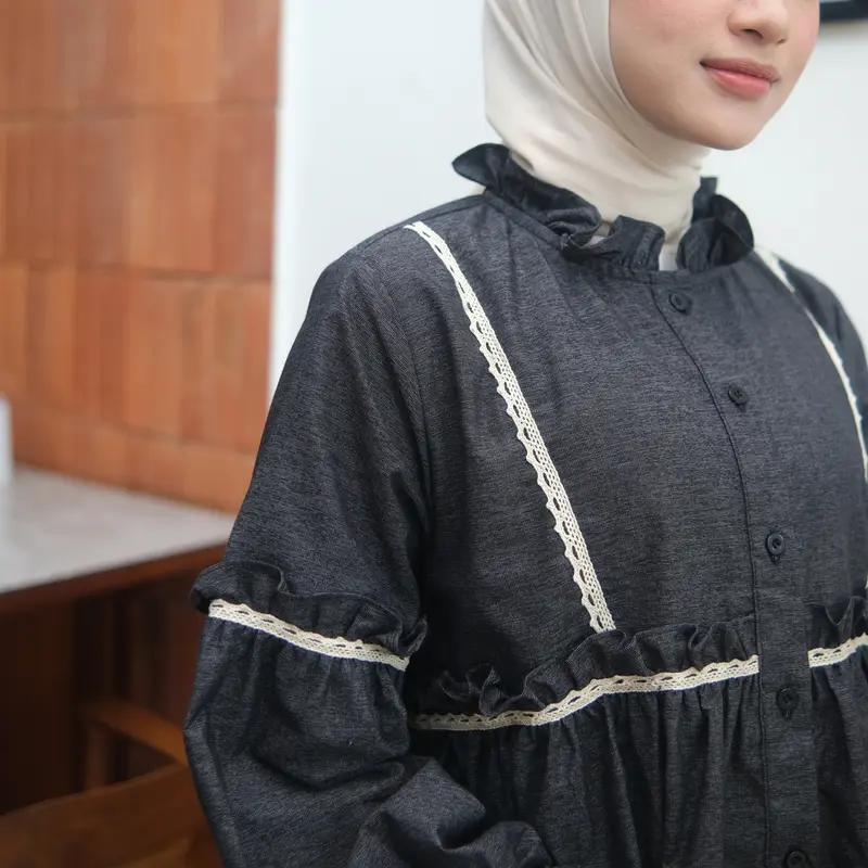 Eclemix Top Sono | Atasan Wanita Blouse Polos Casual Shirt 3