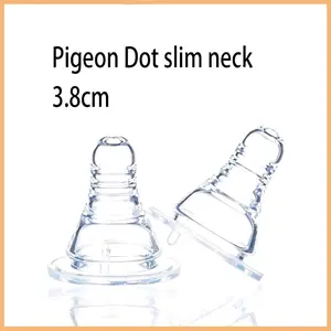 Nipple Dot Slim Neck Pigeon 3.8 cm BPA FREE/ Nipple Empeng Silicon