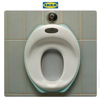 Gambar IKEA TOSSIG Tempat Duduk Toilet Anak / Toilet Seat / Potty Train Putih/Toska dari IKEA Indonesia Kota Administrasi Jakarta Timur 3 Tokopedia