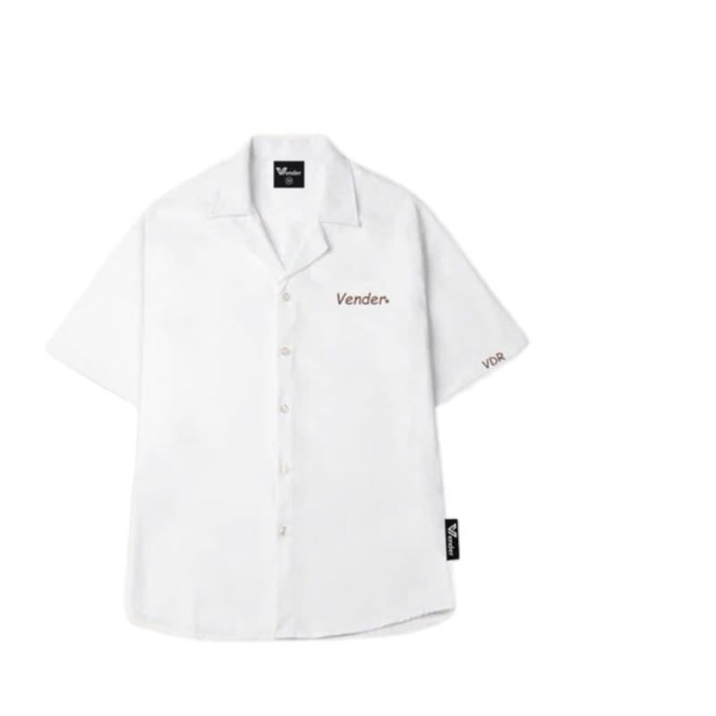 Áo Sơ Mi tay ngắn Unisex Local Brand Vender , áo nam nữ in sắc nét chất liệu cao cấp