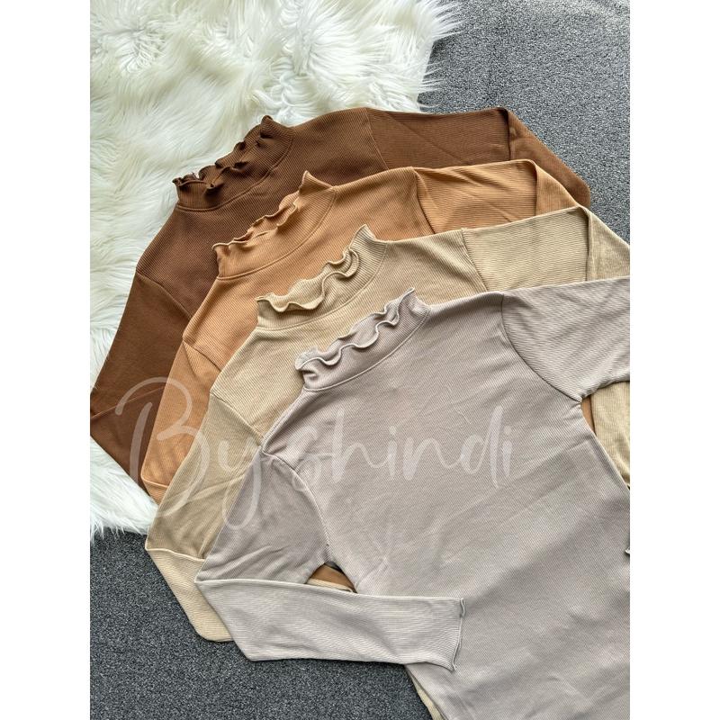 By Shindi - INNER Lengan Panjang / Kaos lengan panjang / Inner TURTLENECK Necy Lengan Panjang 2