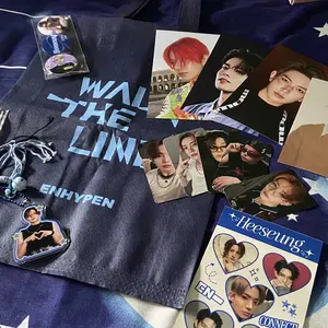 ENHYPEN - Bagcharm Fankit Walk The Line - Fankit Kpop Murah Ganci Acrylic