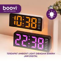 Gambar Boovi JD004 Jam Digital Meja LED Display Alarm Clock Tampilan Multifungsi Suhu Temperature Lampu LED dari Boovi Official Kota Administrasi Jakarta Barat 4 Tokopedia
