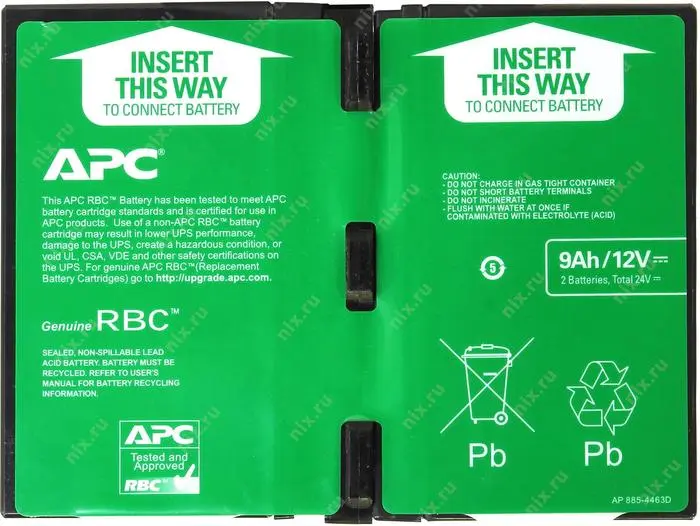 APC RBC124 RBC 124 Battery Replacement APC BR1200Gi BR1500Gi