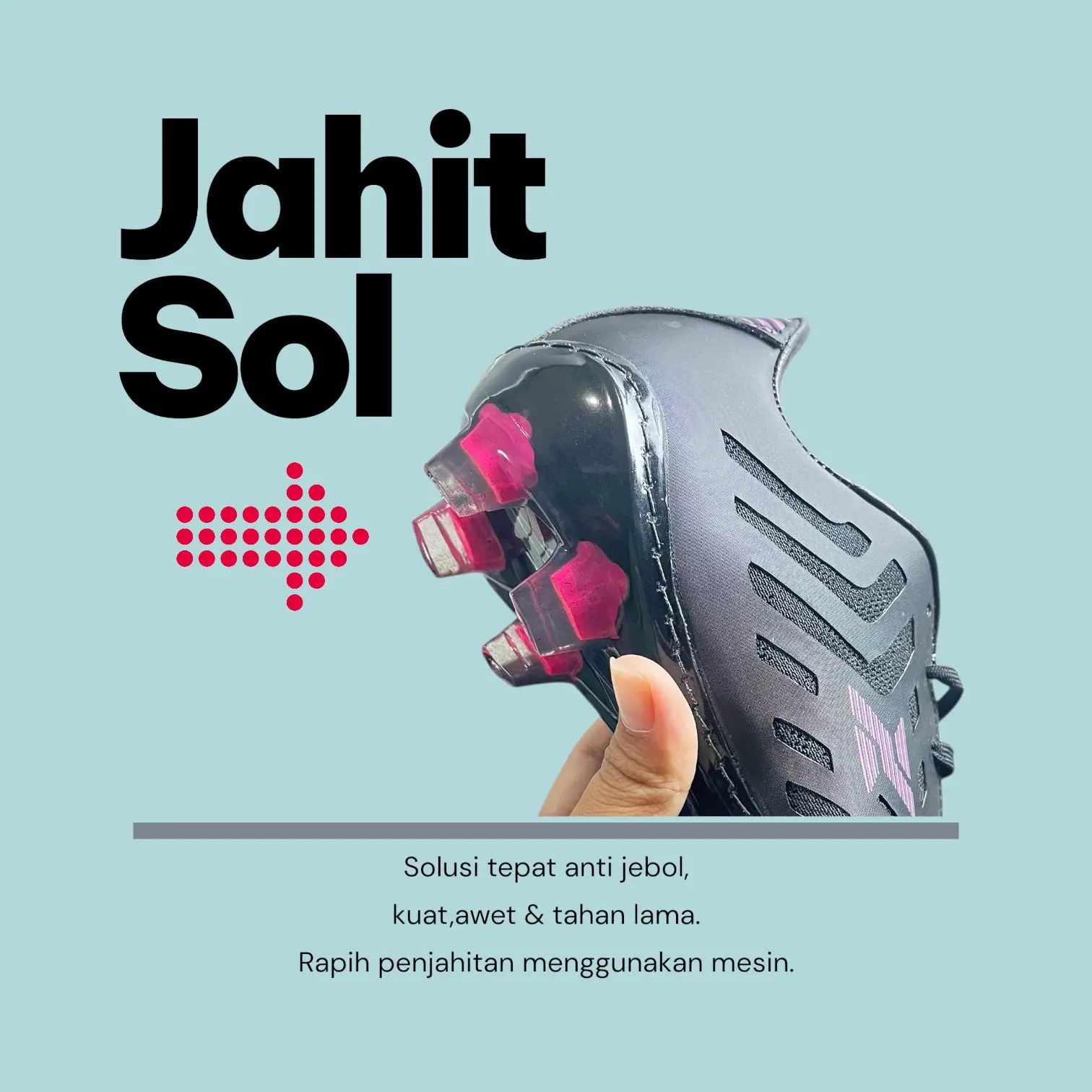 JAHITSOL KUAT AWET TAHAN LAMA ANTI JEBOL