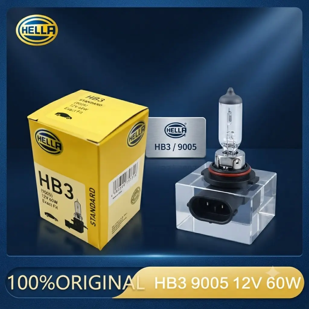 BOHLAM LAMPU HALOGEN HELLA HB3 12V 60W ORIGINAL