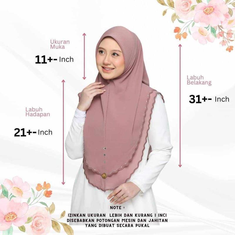 Product Introduction of Tudung Instant Janna Instock 0