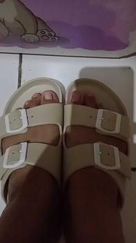 Product Review of Ando Official Sandal Selop Slip On Ratu Wanita Dewasa - Cream from I** M**i 0