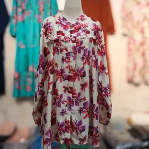 Masaba Fashion - Blouse Satin Silk - Blouse Kerja - Blouse Santai