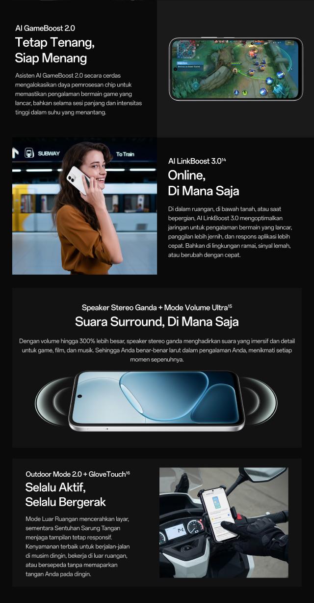 [BARU] OPPO A6t Pro 5G Online Exclusive 8GB/256GB [Dimensity 6300 5G, 7000mAh Large Battery 80W SUPERVOOC, IP69 Water & Dust Resistance]