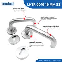 Gambar DEKKSON Lever Handle Tube Rose Gagang Pintu LHTR 0016 SUS 304 - Silver SSS, LHTR 0016 22MM dari Dekkson Official Shop Kota Administrasi Jakarta Barat 3 Tokopedia