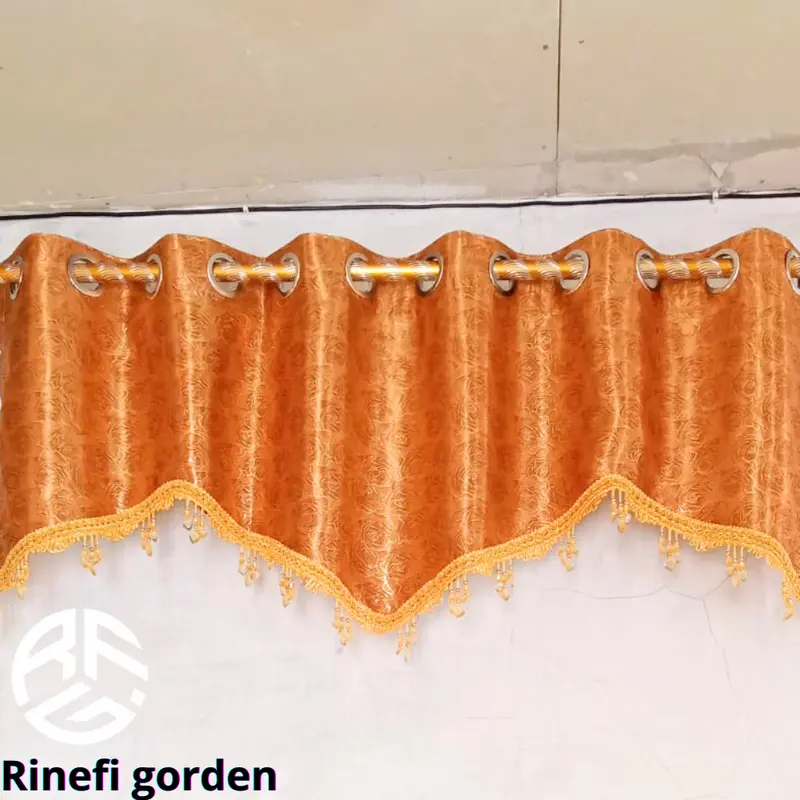 GORDEN PONI ATAS PINTU MEWAH ELEGAN BAHAN KAIN BLACKOUT IMPORT Jendela 4