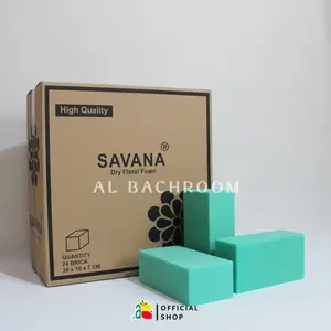 B8097 FLORAL FOAM BUSA HIJAU MEDIA TANAM BUNGA ARTIFICAL PLASIK DEKORASI WEDDING