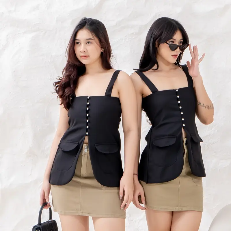 [GURLBUCKET] Malow Top / Atasan / Top Semiwoll "Pakaian Wanita" 3