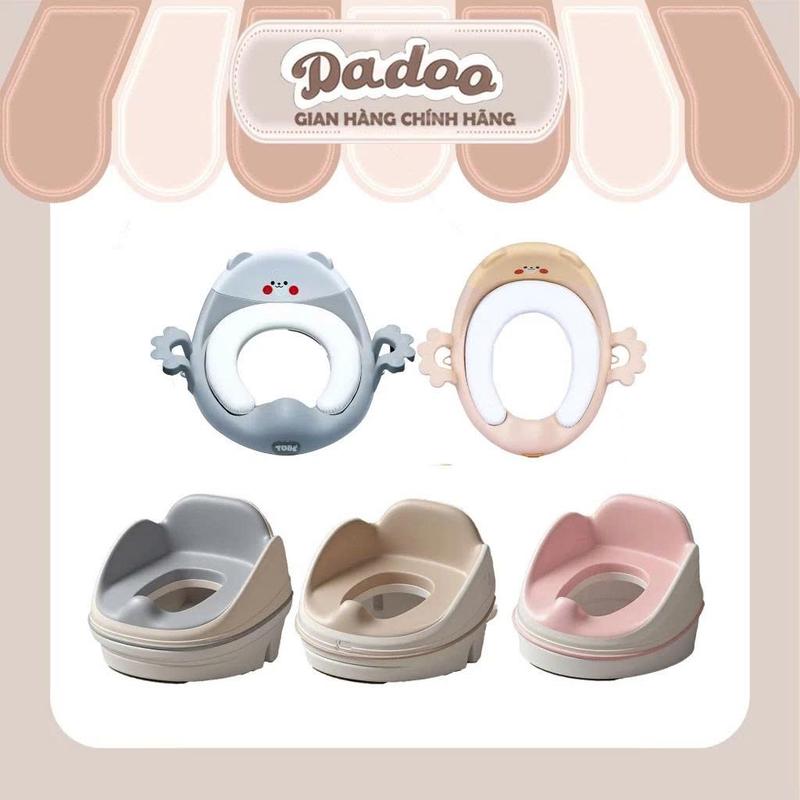    TOBE   Ghế Lót - bệ lót Bồn Cầu Cho Bé Bao Gồm Tay Cầm Và Đệm Lót Bồn Cầu Thiết Kế Thông Minh Dễ Thương An Toàn Cho Bé 