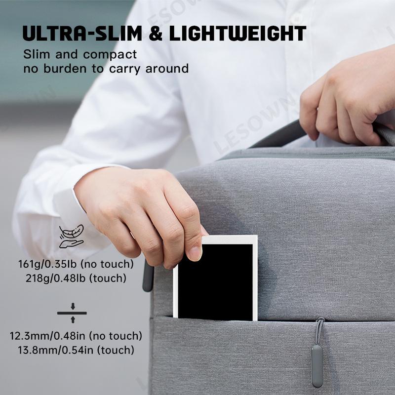 Product Introduction of LESOWN 7.9 inch 400x1280 IPS Bar LCD HDMI Wide Display Touch 500Nits High brightness 7.84 Long Stretched Secondary Monitor White 7