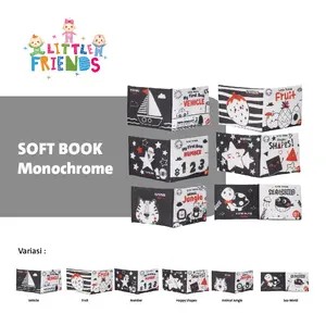 Little Friends Soft Book Monochrome Besar LFS1430 LFS1440 LFS1450 LFS1460 LFS1470 LFS1480