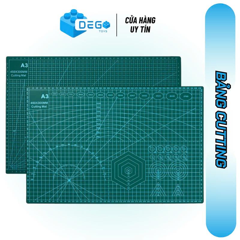  Bảng Cắt Tự Liền cutting mat A1 A2 A3 Xanh - Dụng Cụ lót cắt bảng kê thủ công Dego toys 