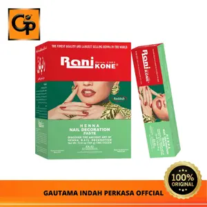Henna Rani Kone 82 Nail Decoration Paste Reddish 30g Kuku Polish