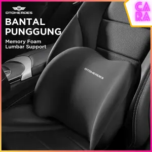 Bantal Punggung Jok Mobil Memory Foam Lumbar Support AW-40