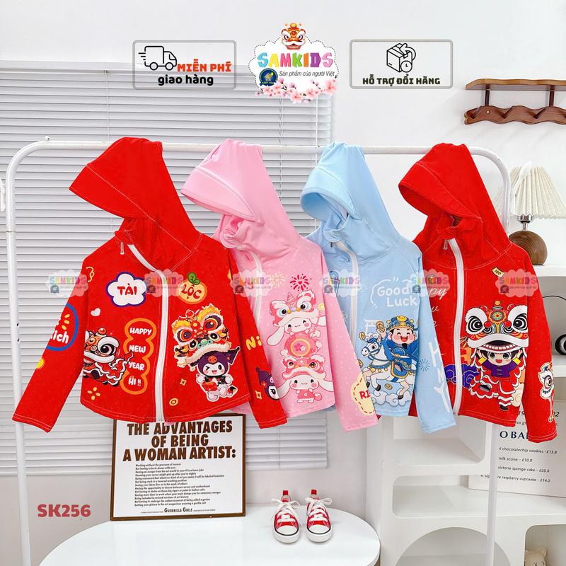 SAMKIDS - SK256 - Áo Khoác Chống Nắng Cho Bé Mẫu Tết 2026