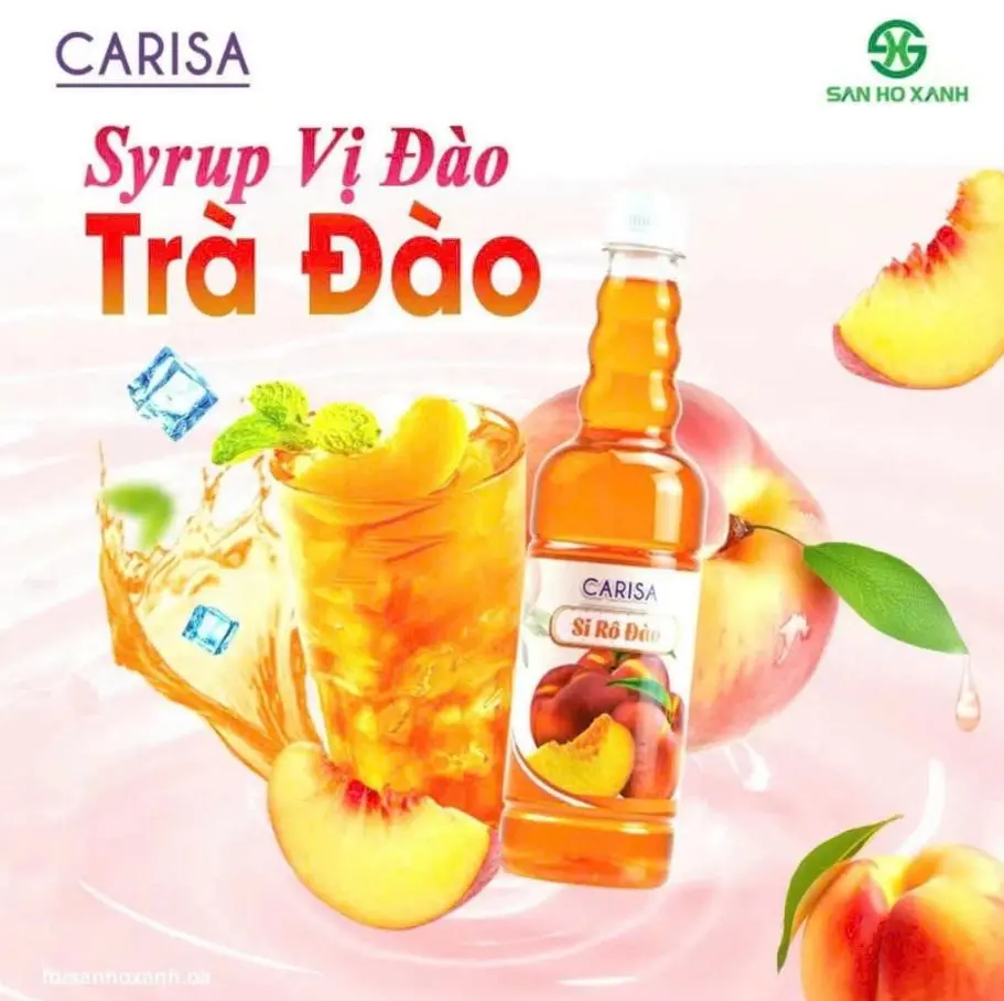 Siro Carisa 680g - Syrup Pha Chế Làm Trà Trái Cây, Đậm vị, chuẩn pha chế chuyên nghiệp