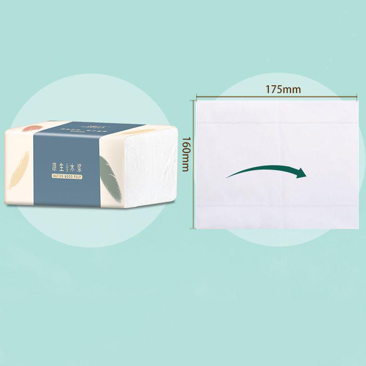 Product Introduction of 4-PLY 300 Sheet Soft Facial Tissue Paper 4 Lapis Tisu Kertas Wood Pumping Paper 14