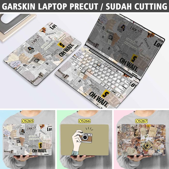 Gambar Precut Garskin Sticker Laptop Protector Kompatibel dengan Tecno Notebook Fullbody Bottom Bezel Palmrest Cover Pattern Collage Vintage Katalog Gambar OS265 OS266 OS267 dari Oneskin Store Indonesia Kota Surabaya Tokopedia
