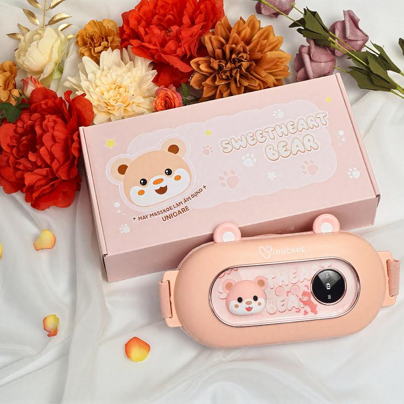 Máy massage Unicare cao cấp, giúp giữ ấm bụng, Đai mát xa vào những ngày rụng dâu, quà tặng người yêu vào những dịp đặc biệt, quà sinh nhật, quà kỉ niệm bạn Nữ