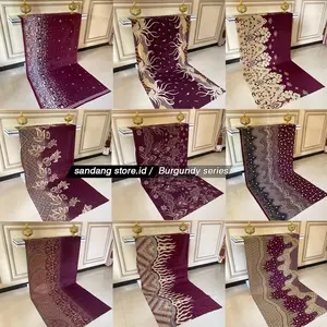 Kain Batik Modern Bahan Katun Prima Halus Adem Ukuran Panjang Elegan Seragam Batik Bridesmaid Motif Terbaru Simpel Kekinian