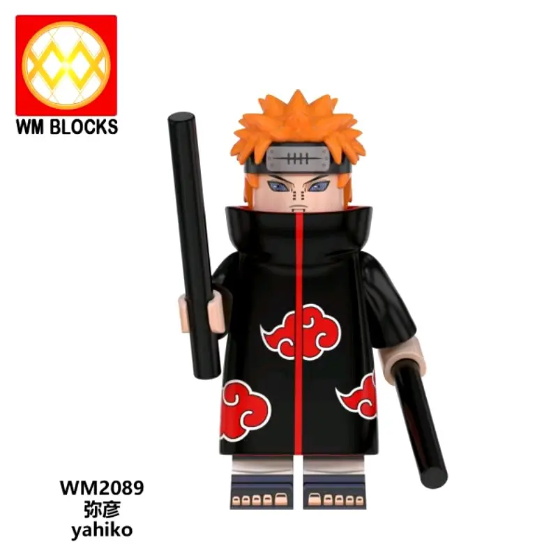 Mainan Anime Figur Akatsuki Naruto Wm2089-Wm2096 Koleksi Bricks Minifigure - Toy 7