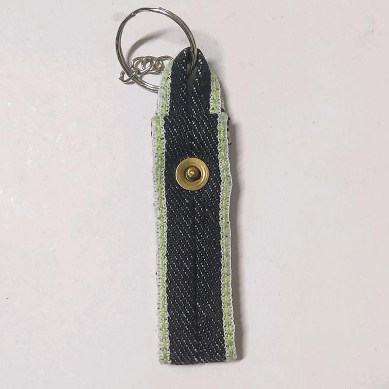 calvindenim Keychain gantungan kunci Denim accent selvedge Green