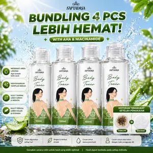 TONER BADAN WHITENING 4 PCS AHA STRONG