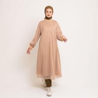 Gambar [GRDauky-B Warehouse] Dauky Baju Atasan Midi Dress Lace Mewah Raya Series M Dress Geo Lace Raya Collection - Black, S dari Dauky Fashion Kota Bandung 2 Tokopedia